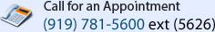 Bradley K. Vaughn, MD, FACS - Adult Joint Replacement Surgeon : (919) 781-5600 ext. 5626.